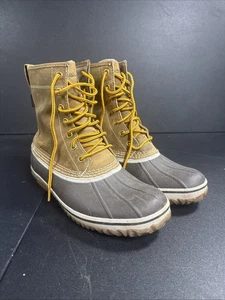 Eddie Bauer Hunt Pack Stiefel Damen Größe 9 braun Leder Wanderer wetterfest - Bild 1 von 10