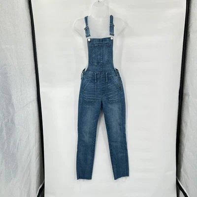 Madewell Denim Overalls XS Blue Denim Bibs Utility Festival Workwear Chic - Image 1 of 4