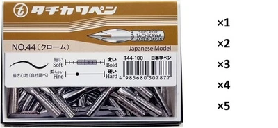Tachikawa Nib T44 Pen T44100 100 Pieces Calligraph Manga Comic Art Design - Image 1 of 4