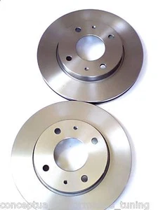 Discos de freno delanteros 257 mm especificaciones OE x 2 - para Nissan 200SX S13 CA18DET - Imagen 1 de 1