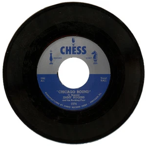 JIMMY ROGERS AND HIS ROCKING FOUR  "CHICAGO BOUND c/w SLOPPY DRUNK" 1954 R&B - Picture 1 of 1