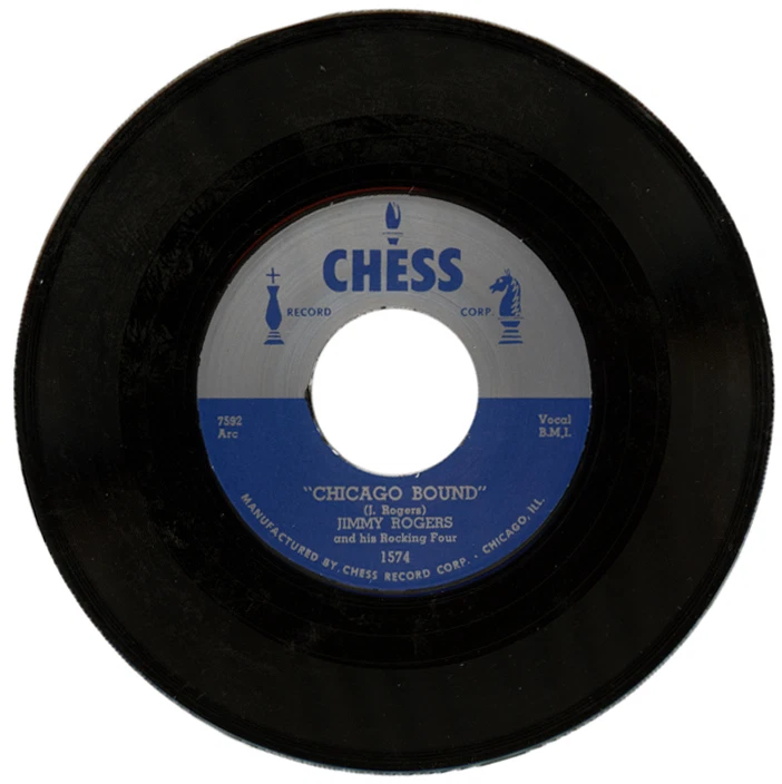 JIMMY ROGERS AND HIS ROCKING FOUR  "CHICAGO BOUND c/w SLOPPY DRUNK" 1954 R&B - Image 1 of 1