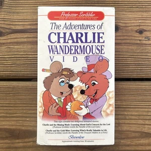The Adventures of Charlie Wandermouse Video (New Sealed VHS) Professor Scribbler - Imagen 1 de 4