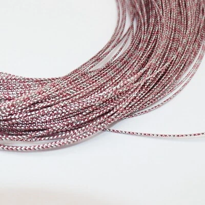 100 jardas 1mm enfeite metálico variado fio fio fio joia cordão miçangas - Imagem 1 de 4
