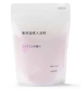 MUJI Medicated Warming Bath Salts 360g Jasmine Scent Made in Japan - Picture 1 of 1