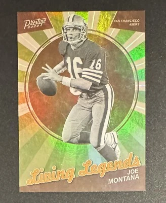 Joe Montana 2023 Prestige Living Legends #LL-23 - San Francisco 49ers - Image 1 of 2