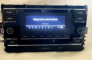 VOLKSWAGEN CRAFTER RADIO MIB2 USB/SD RADIO ULTRA LOW HEAD UNIT 7C0 035 153 (2019 - Picture 1 of 15