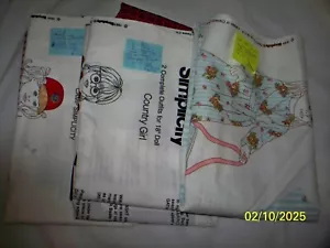 CUT N' SEW PANELS FOR 18"DOLL CLOTHES (VINTAGE! ) - U-PICK 1 - Picture 1 of 5