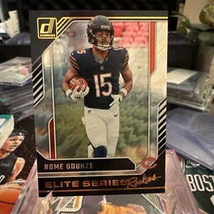2024 Donruss Elite Series Rookies Rome Odunze RC Chicago Bears - Picture 1 of 3