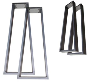 Tischgestell Tischfuß Stehtisch Tischbeine Stahl Metall Eisen Trapez TR3 - Bild 1 von 2