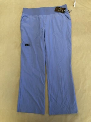 Pantalones Médicos Koi Basics Medianos Para Mujer Nuevos con Etiquetas Azul Activo Elastizado Defecto Dobladillo Foto 1 de 4