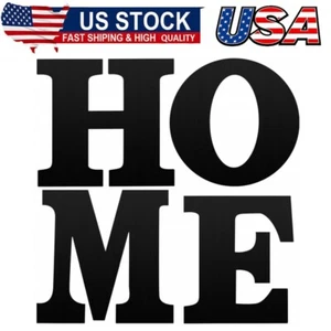 4Pcs 12Inch Home Sign Wooden Home Letters Wall Hanging Large Decor for Living - Picture 1 of 8