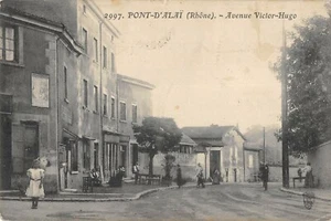 CPA 69 PONT D'ALAI AVENUE VICTOR HUGO (cpa pas courante - Photo 1/1