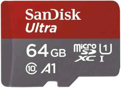 For Nintendo Switch or Lite Console Sandisk 64GB Micro SD XC Card UHS-I 100mbs - Image 1 of 4