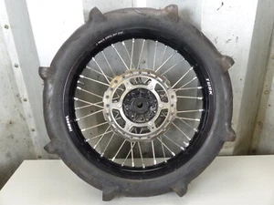 1998 Yamaha YZ250 rear wheel black Tusk Impact 19x2.15 rim CST Surge paddle tire - Picture 1 of 8