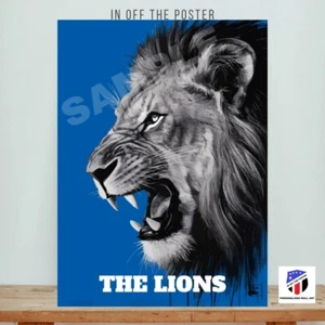 Millwall Football Lions Fan Wall Art Print. Size A3 (PRINT ONLY). - Picture 1 of 4