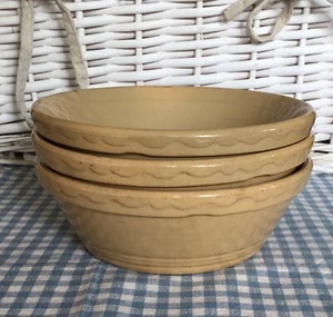 Set of 3 x Vintage Mason Cash Church Gresley No. 3 Pie Dishes - Picture 1 of 8