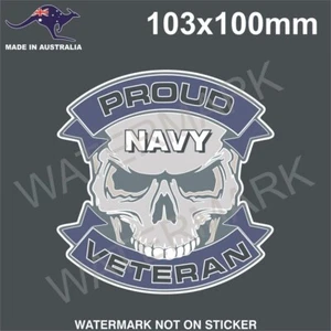 PROUD VETERAN STICKER NAVY ARMY RAAF MILITARY - Picture 1 of 1