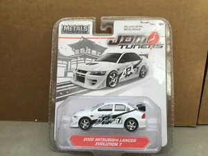 1/64 JADA JDM TUNERS 2002 MITSUBISHI LANCER EVOLUTION WHITE - Bild 1 von 2