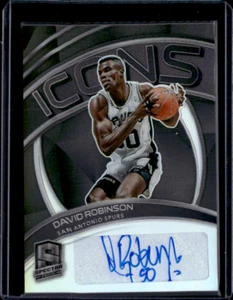 2020-21 Panini Spectra - Icons Autographs David Robinson #ICO-DRB /49 Auto - Bild 1 von 2