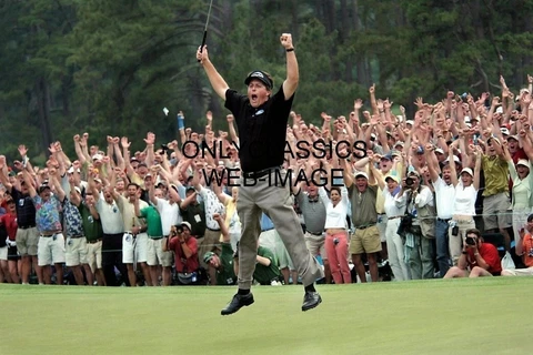 2004 MASTERS TOURNAMENT AUGUSTA NATIONAL PHIL MICKELSON 1ST MAJOR W 12X18 POSTER Cover