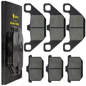 Caltric Front and Rear Brake Pads for Kawasaki ZX1000 Ninja 1000R 1986 1987 - Picture 1 of 7