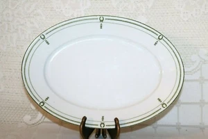 Rosenthal Continental 1353 Green Laurel 12 1/2" Oval Ham Turkey Serving Platter - Picture 1 of 3