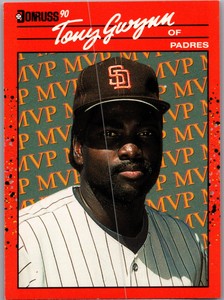 1990 Donruss #BC-4 Tony Gwynn Bonus MVP's Very Good