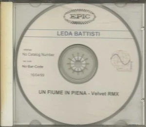 LEDA BATTISTI - RARO CDs PROMO " UN FIUME IN PIENA - VELVET RMX " - Picture 1 of 1