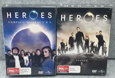 NEW Series 2 PACK: HEROES Seasons 1 2 & 3 DVD Boxset Region 4 PAL Free Fast Post - Image 1 of 4