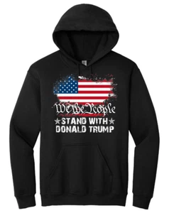 Trump Republican We The People 2024 Election Hoodie Sweatshirt Political - Picture 1 of 1