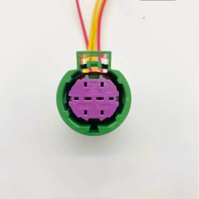 Conector de faro redondo verde coleta para Jeep Cherokee Fiat 500L 2014-18 Foto 1 de 4