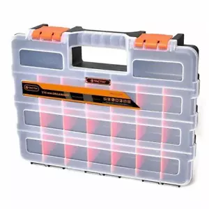 New Tactix 22 Compartment Organiser Storage Box - Picture 1 of 1