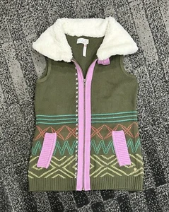 Matilda Jane Make Believe Big Idea Sweater Vest Girl's Size 10 - Picture 1 of 4