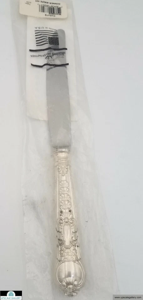 Cuchillo de cena Wallace Coburg de plata de ley de 9,75" *NUEVO* Foto 1 de 1