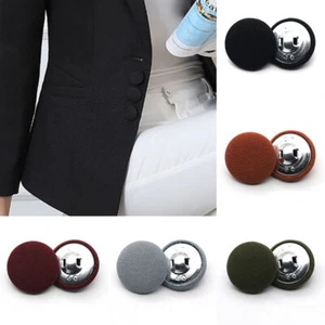 10Pcs Fabric Covered Buttons DIY Crafts Sewing Button For Dress Shirts 11mm-25mm - Picture 1 of 77