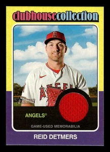 2024 Topps HERITAGE REID DETMERS CLUBHOUSE COLLECTION RELIC ANGELS CCR-RD - Bild 1 von 2