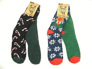 Calcetines Zapatilla Para Hombre Vacaciones Navidad Salón Cabina OSFM Multicolor Elige 1-2pk - Imagen 1 de 9