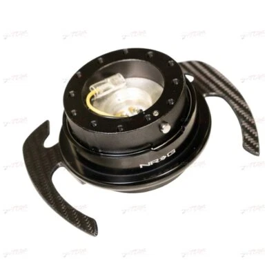 NRG Innovations NRG-SRK-700BK-CF GEN 4.0 Steering Wheel Quick Release... - Image 1 of 3