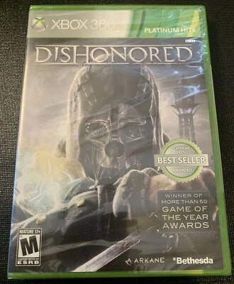 Dishonored Platinum Hits Game of the Year Microsoft XBOX 360, 2012 Sealed GOY - Image 1 of 2