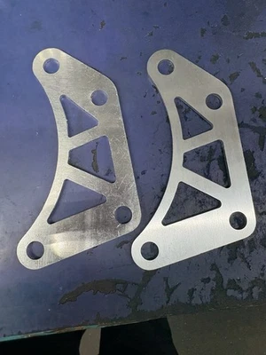 Soportes de montaje de motor de aluminio para doble amortiguador Honda XR75 XR80 Foto 1 de 4