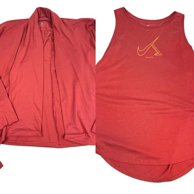 Women’s Nike Dri-fit Plus Size 2X Jacket And Matching 3X Tank Top Yoga Workout - Image 1 of 4