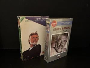 KENNY ROGERS KOREAN RELEASE 2 CASSETTE TAPE LOT - Imagen 1 de 5
