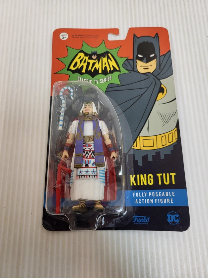 Batman Serie de TV Clásica Rey TuT Figura Completamente Posable Funko DC Edad 3+ 4 Pulgadas Foto 1 de 2