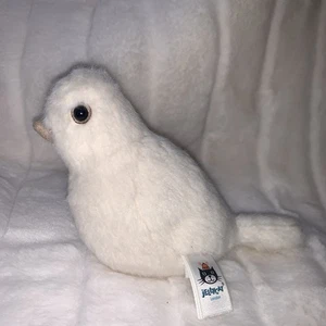 JELLYCAT  BIRDLING WHITE DOVE PLUSH STUFFED ANIMAL RETIRED. RARE All White Bin i - Picture 1 of 7