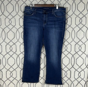 Jeans donna Rock & Republic Kendall Mid Rise gamba dritta elasticizzati taglia 16 (W36) - Foto 1 di 15