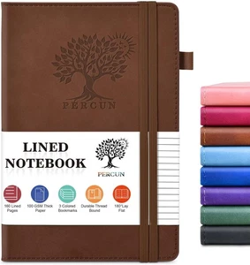 Lined Journal Notebook for Men & Women, 160 Pages College Ruled Journal for Writ - Picture 1 of 7