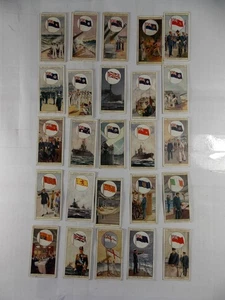 Wills Tarjetas de Cigarrillo Banderas del Imperio 1ª Serie 1926 Juego Completo 25 - Imagen 1 de 2