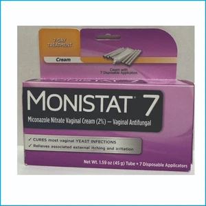 Monistat 7 Combination Pack 45 g Tube + 7 Disposable Applicators New - Picture 1 of 12