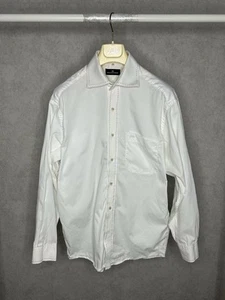 Balenciaga Vintage Hemd mit Knöpfen weiß Mini Logo Gr. L (16/41) - Bild 1 von 7